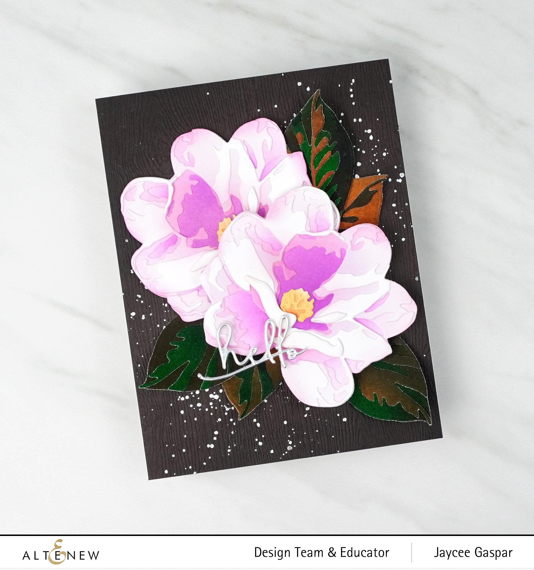 Magnolia Layering Die Set for Paper Crafting - DIY Floral Scrapbooking & Card Making Supplies - Perfect for Handmade Greeting Cards, Invitations, and Home Decor