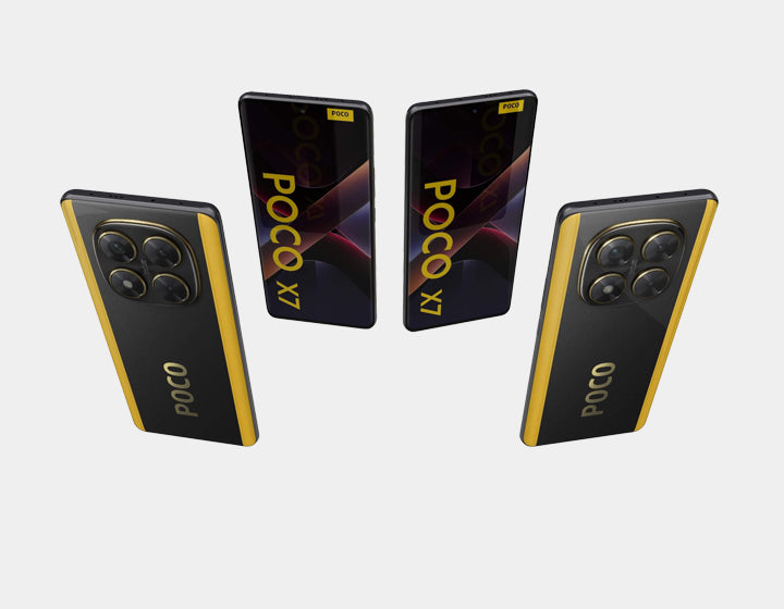 Xiaomi Poco X7 5G Smartphone - 256GB ROM 8GB RAM Dual SIM GSM Unlocked (Black) - Perfect for Gaming, Streaming & Productivity on the Go