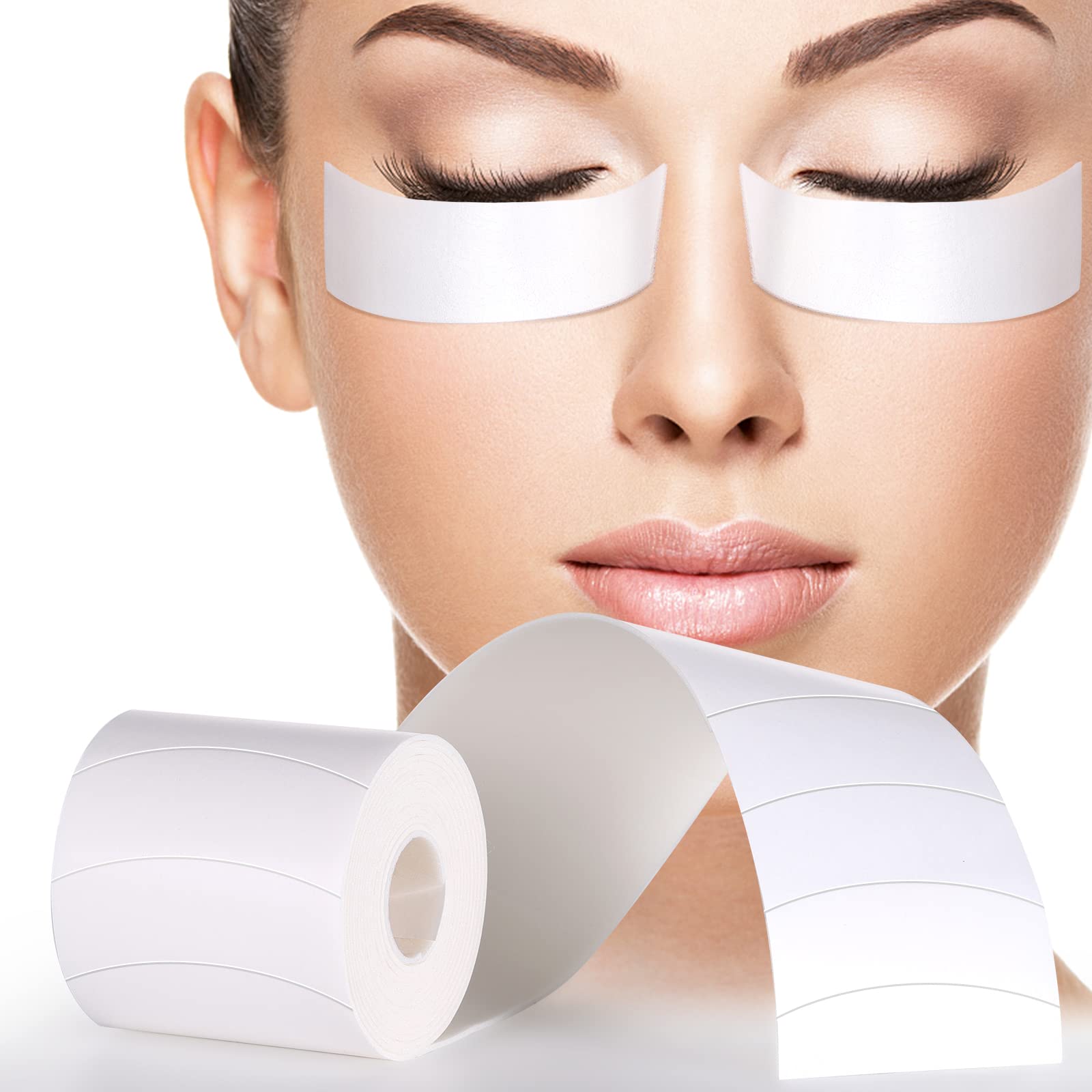 110 PCS Pre-cut Foam Eye Pads for Eyelash Extensions - Hypoallergenic, Lint Free Under Eye Pads for Professional Lash Artists - Perfect for Salon, Spa & Home Use