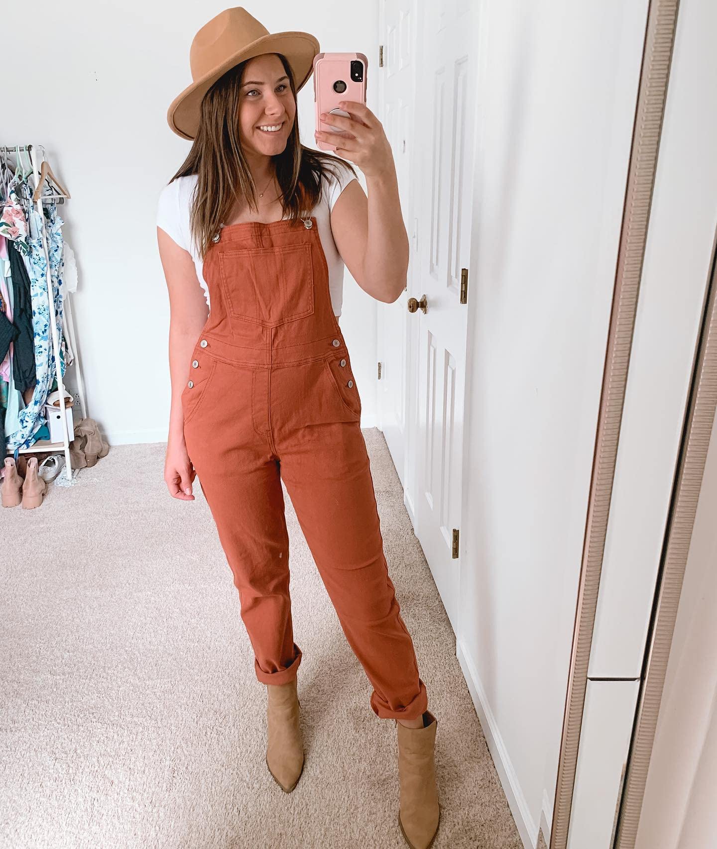 LookbookStore Women's Stretchy Denim Overalls - High Waist Bib Jumpsuit with Pockets | Casual Fashion, Workwear & Outdoor Activities