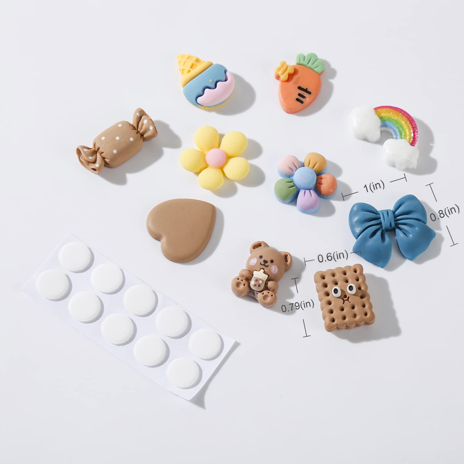 3D Kawaii Stickers Set - 10PCS Cute Dimensional Decals for Water Bottles, Phones, Laptops & Refrigerators - Perfect for DIY Crafts, School Supplies & Home Decor