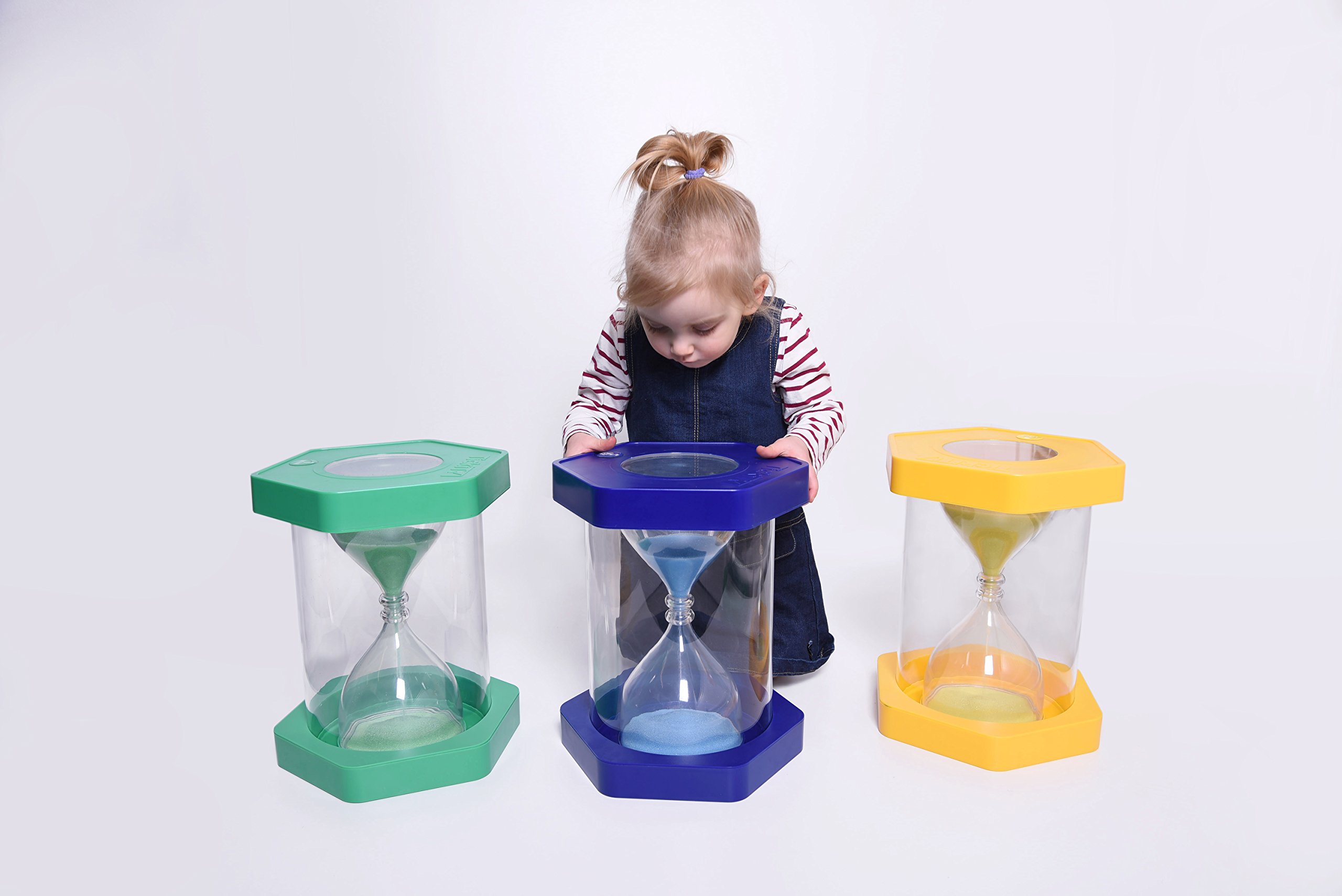 TickiT 9506 Giant Clearview 1-Minute Sand Timer - Large Visual Timer for Classroom, Kitchen, Therapy & Kids Activities - Perfect for Time Management & Sensory Play