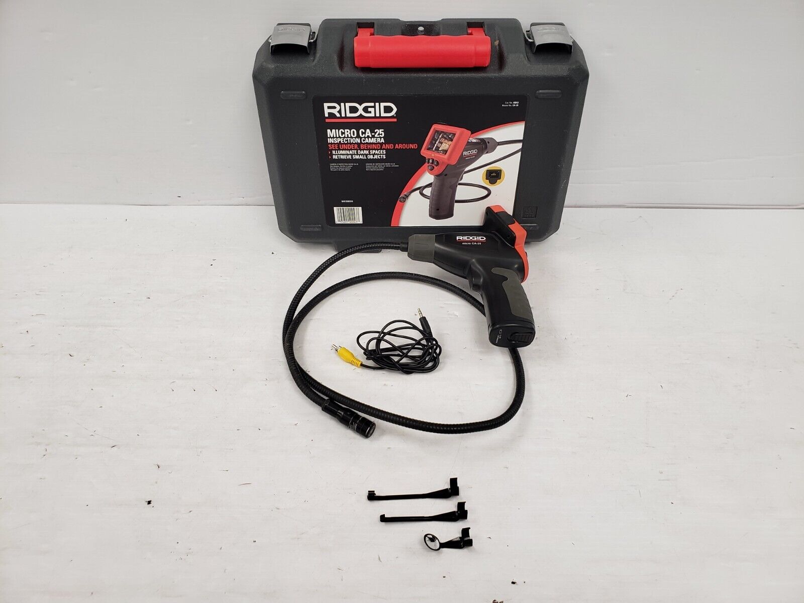 Ridgid CA-25 Inspection Camera with 25ft Cable - High Resolution Waterproof Snake Camera for Pipe & Drain Inspection - Perfect for Plumbers, HVAC & Home DIY Repairs