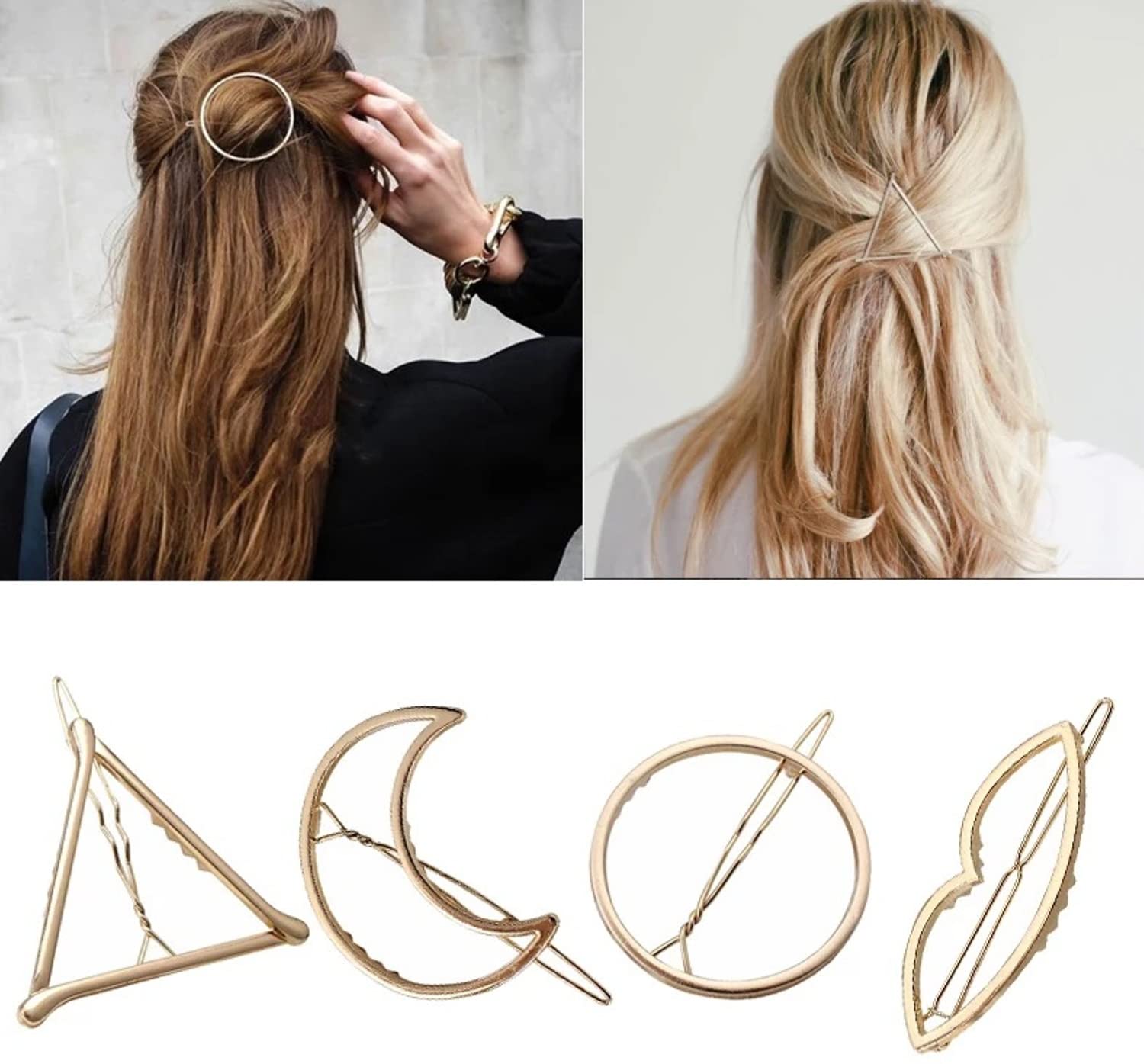 Snowpearl 10-Piece Hair Accessories Set - Satin Scrunchies, Golden Hair Clips, Pearl Hair Clips & Hair Claws for Women & Girls | Perfect for School, Work, Parties & Everyday Styling