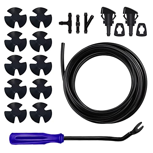 Windshield Washer Nozzles Kit&Blue Removal Tool