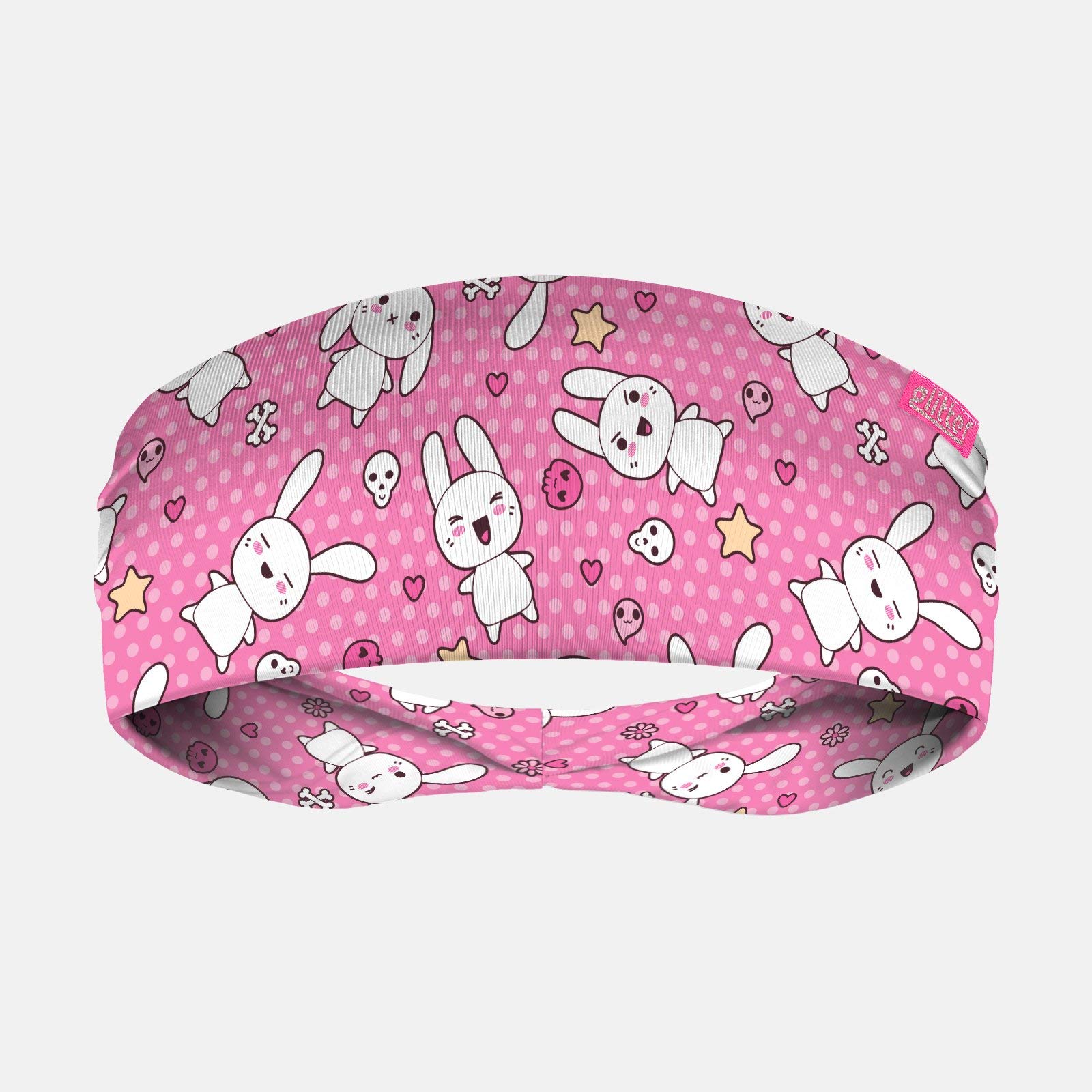 SLEEFS Aiko and Eiko Pink Headband for Women - Soft Stretchy Hair Band for Sports, Yoga, Workouts, and Everyday Wear