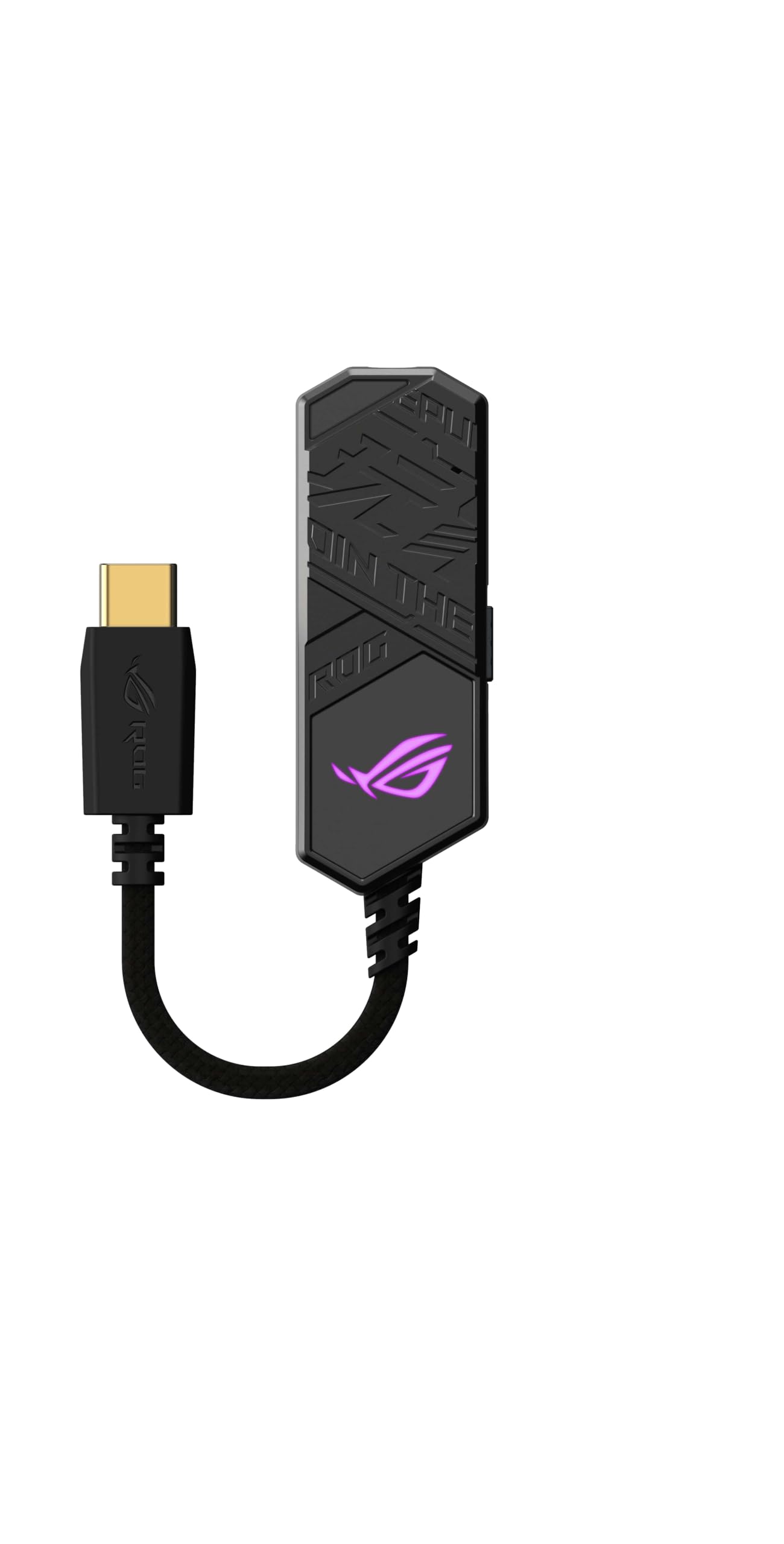 ASUS ROG Clavis USB-C Gaming DAC with ESS 9281 Quad DAC Amplifier | AI Noise-Canceling Mic | MQA Rendering | Aura Sync RGB | Compatible with PC, Mobile, PS5 & Switch | Perfect for Competitive Gaming & Streaming