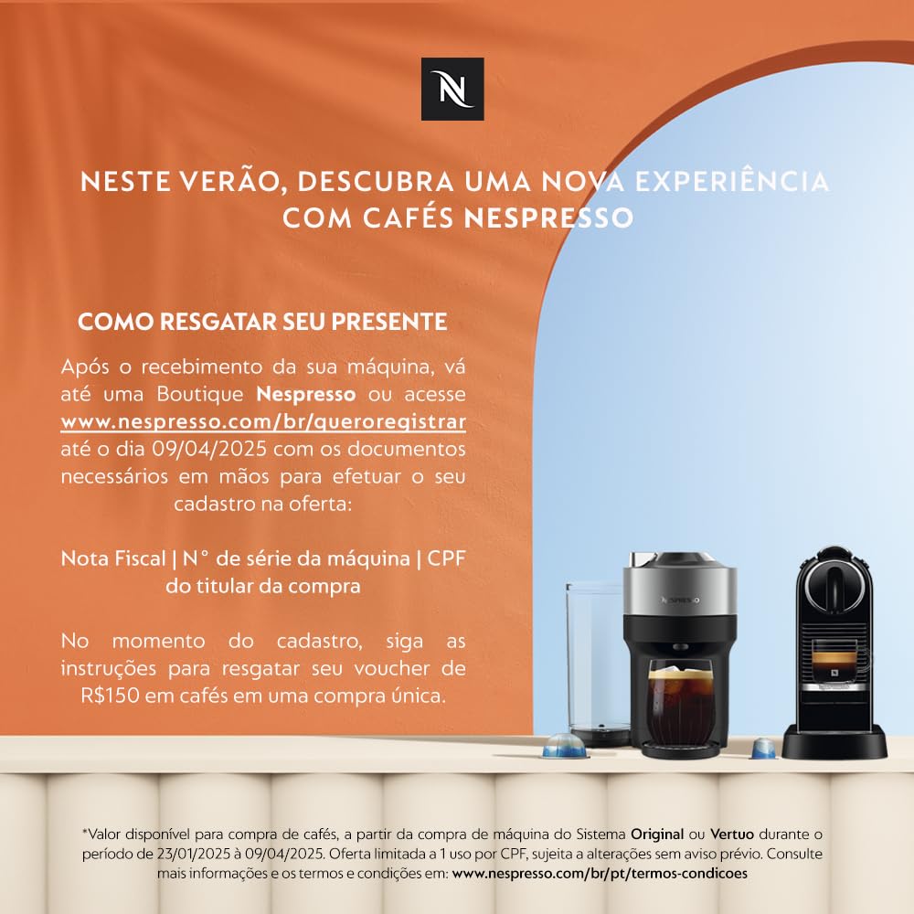 Nespresso Vertuo Pop Pacific Blue 110V Coffee Machine - Single Serve Espresso & Coffee Maker for Home & Office Use | Compact Design with Fast Heat-Up | Perfect for Small Spaces & Daily Brewing