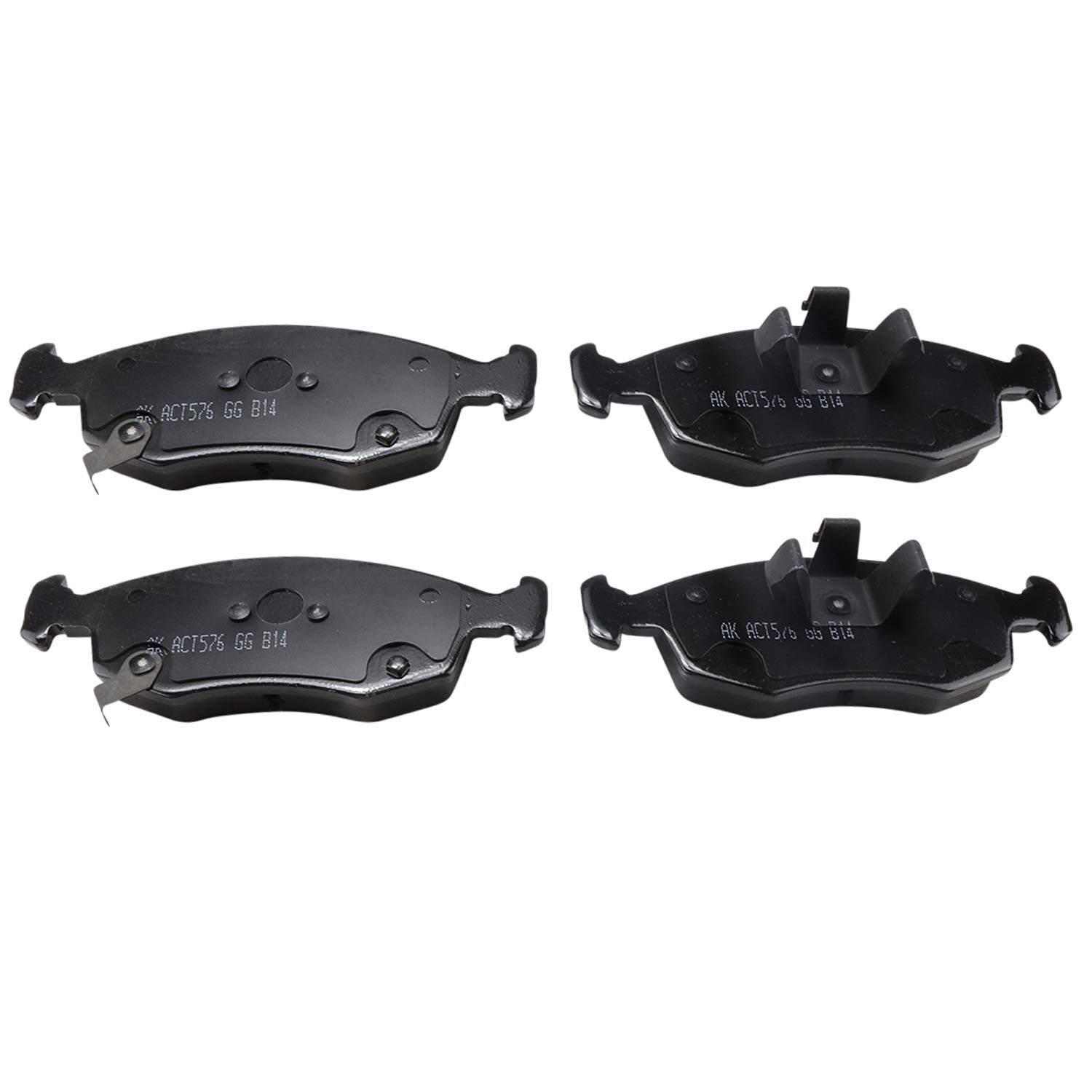 Beck/Arnley 089-1976 OEM Replacement Brake Pads - Front & Rear Disc Brake Pads for Smooth Stopping Power - Perfect for Daily Commuting & Highway Driving