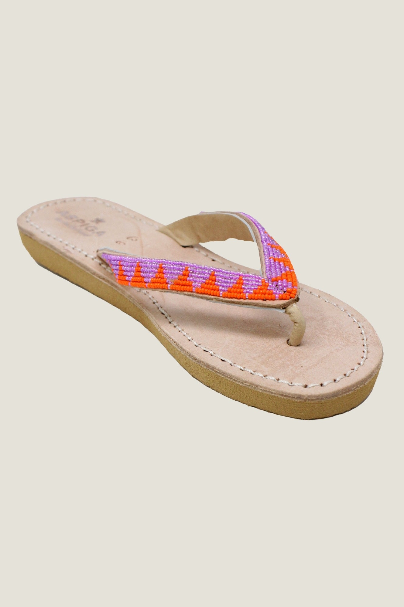 Ziggy Sandals for Women - Comfortable Orange & Pink Summer Sandals - Perfect for Beach, Pool, and Casual Outings