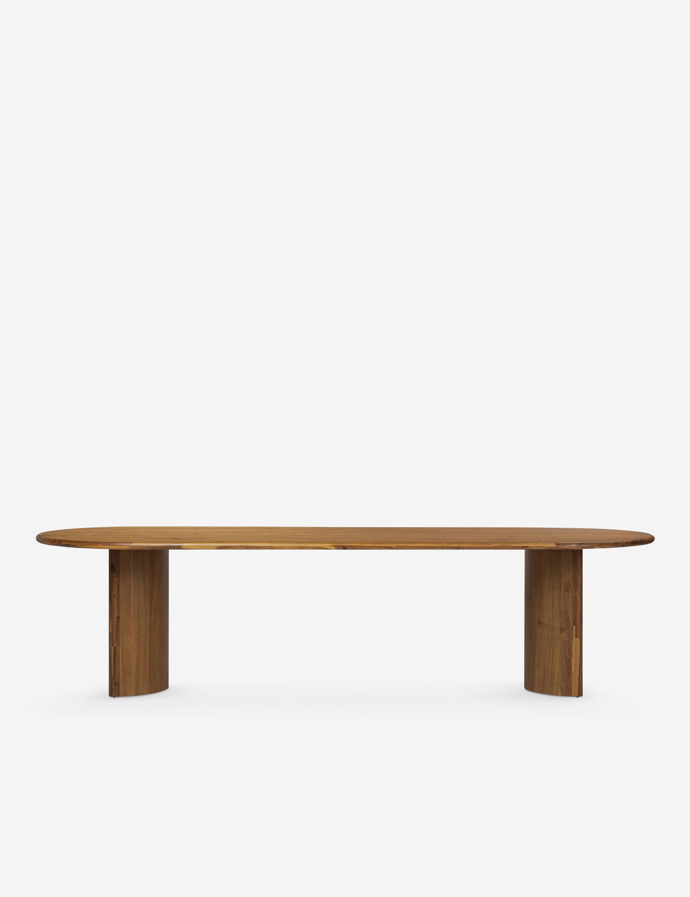 Gilda Oval Dining Table - Modern Wooden Kitchen Table for 6 - Perfect for Family Dinners & Entertaining Guests