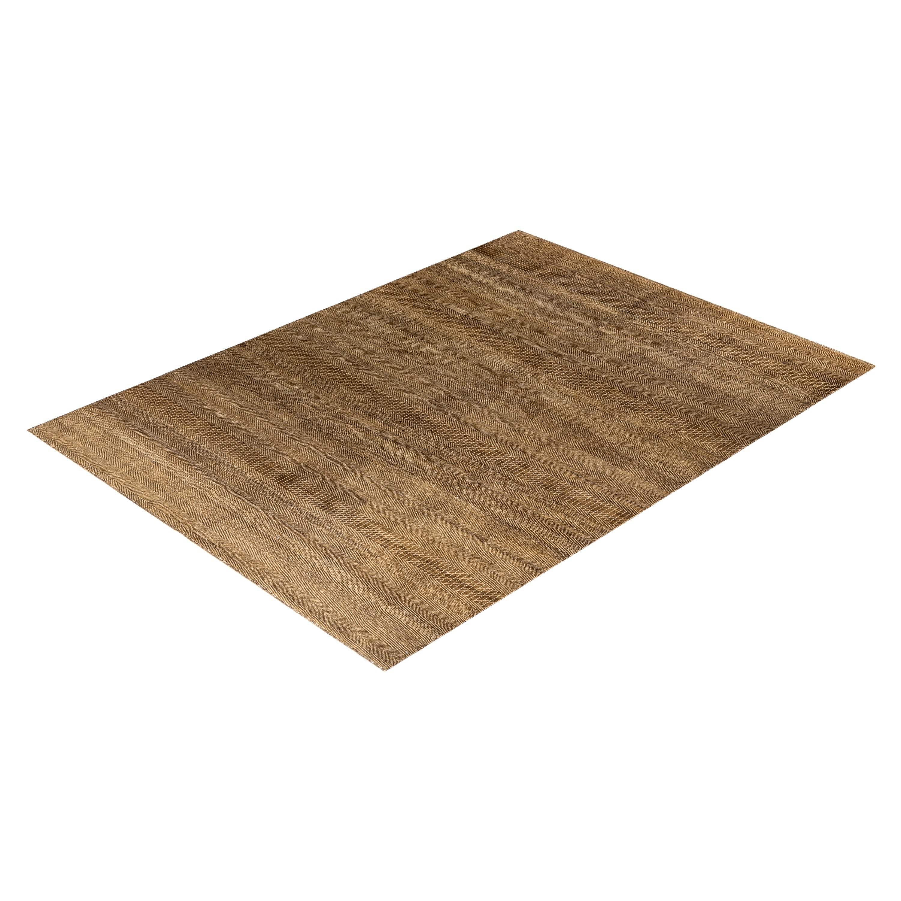 Premium Brown Transitional Wool Rug 9'1