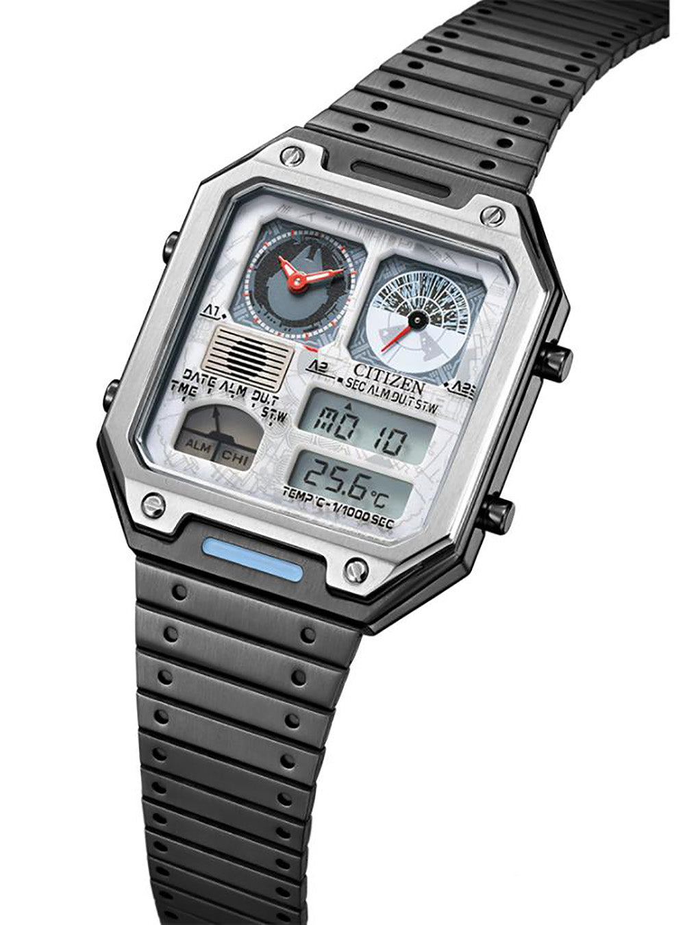 **CITIZEN Eco-Drive Millennium Falcon JG2146-53H Limited Edition Men's Watch – Japan JDM Movement, Thermo Sensor, Star Wars Inspired – Perfect for Collectors & Sci-Fi Fans**    *(Use Case: Ideal for watch collectors, Star Wars enthusiasts, and as a unique gift for special occasions.)*