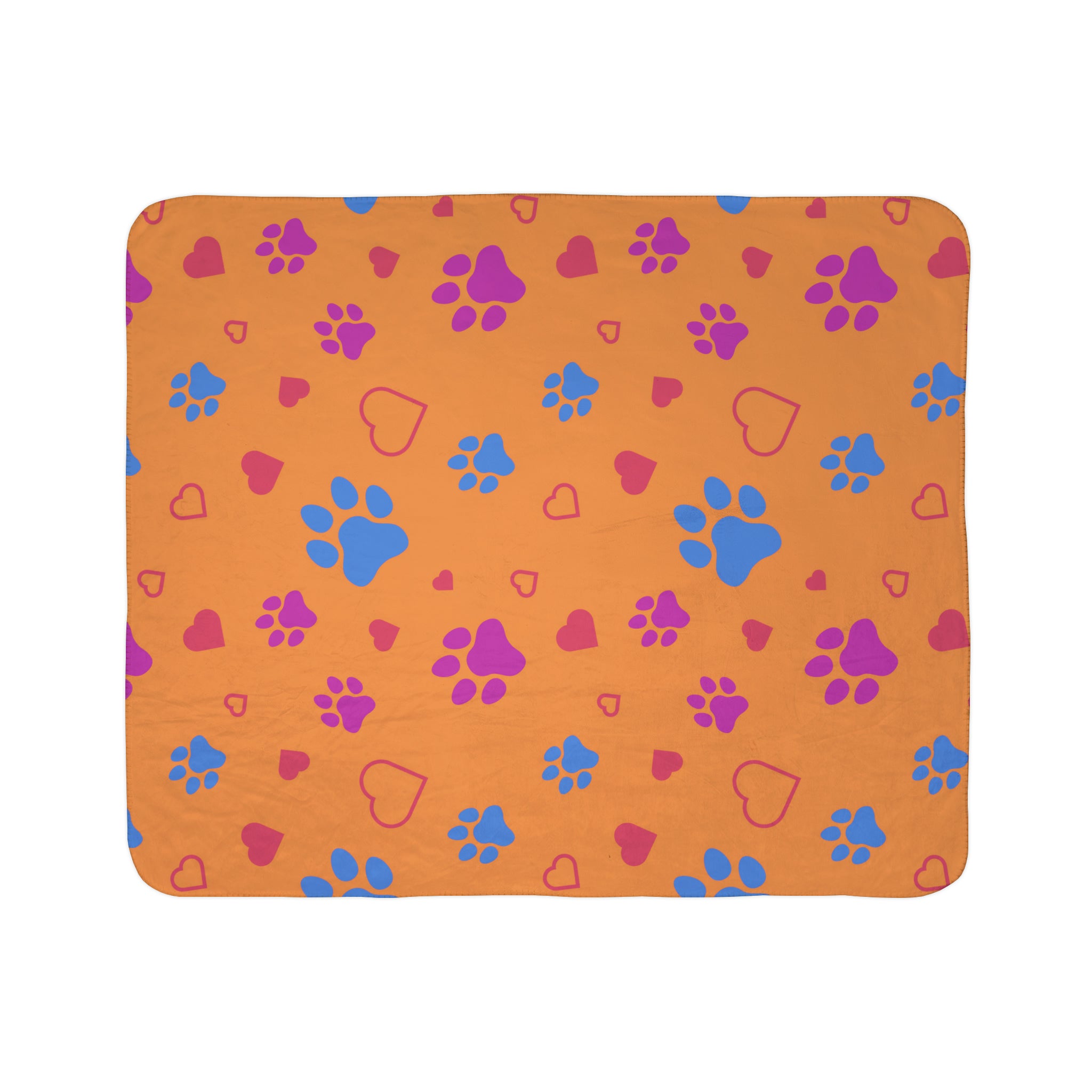 Cozy Dog Fleece Sherpa Blanket - Soft & Warm Pet Throw for Dogs & Dog Lovers - Perfect for Couch, Bed & Winter Snuggles