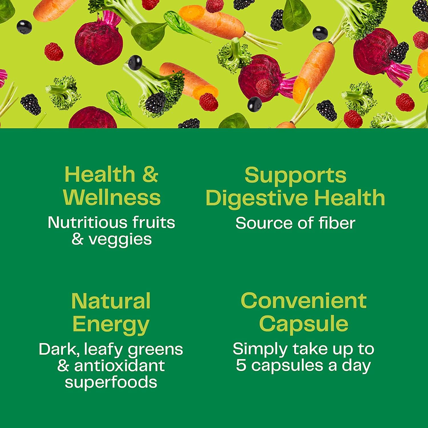 Amazing Grass Greens Superfood Powder - Organic Super Greens Blend with Digestive Enzymes, Probiotics, Spirulina, Chlorella & Beet Root Powder - 150 Servings - Boost Energy & Digestion - Perfect for Smoothies, Juices & Daily Wellness Routine