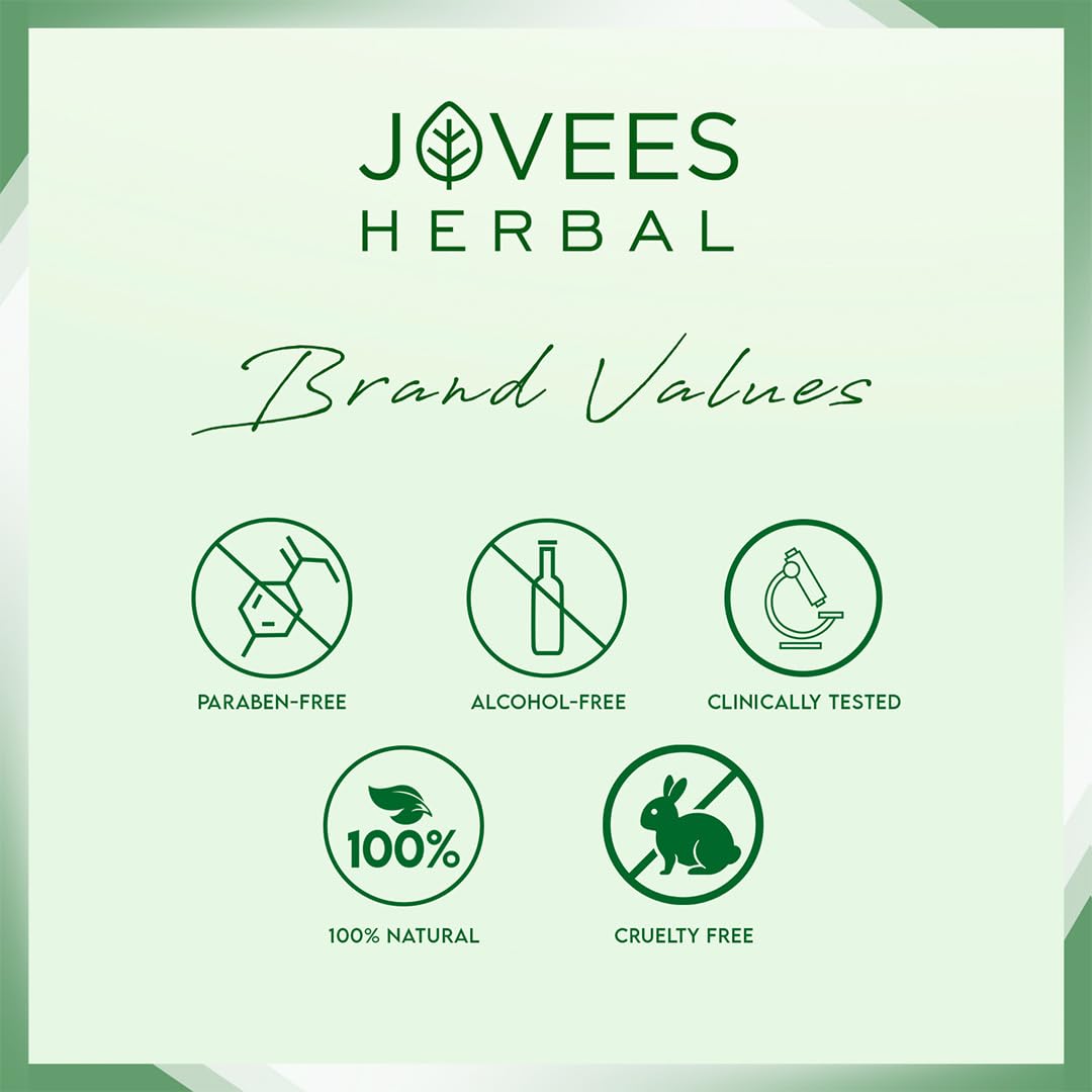 Jovees Herbal Aloe Vera Moisturizing Lotion with Sandalwood & Peach Extract - Hydrates, Nourishes & Heals Skin - Alcohol & Paraben Free - 200ml - Perfect for Oily & Sensitive Skin - Ideal for Daily Moisturizing & Post-Sun Care