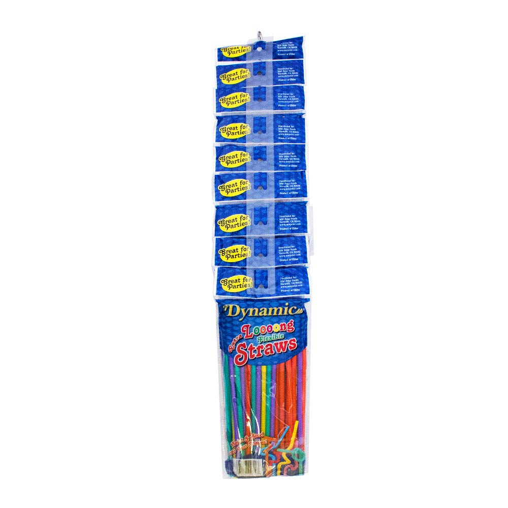 Extra Long Flexible Straws 36 Pack (1440 Straws) - Reusable Bendable Drinking Straws for Smoothies, Milkshakes & Cocktails - Perfect for Parties, Restaurants & Home Use