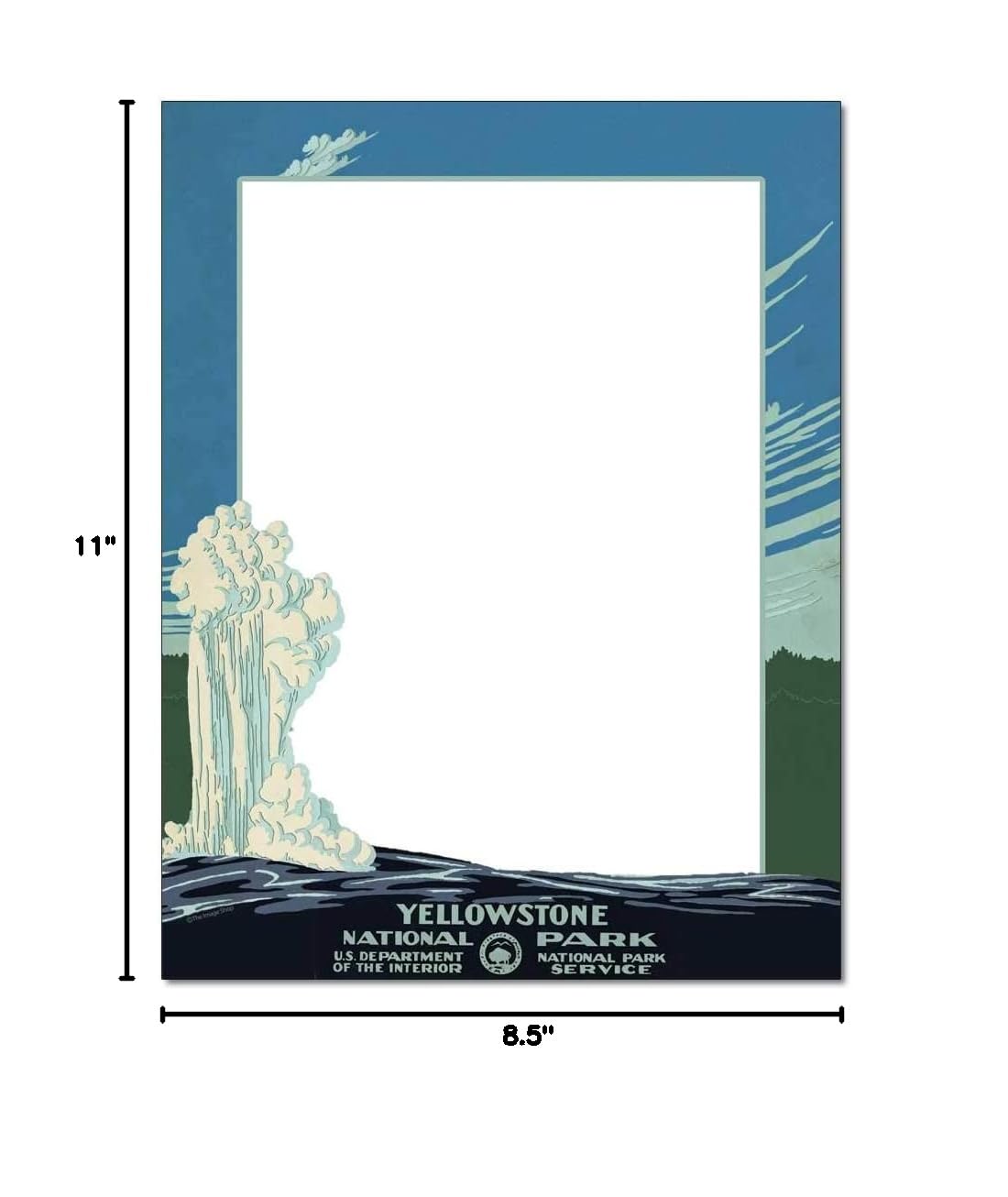 Old Faithful Letterhead Laser & Inkjet Printer Paper - 100 Sheets Premium Quality for Professional Business Documents, Resumes & Office Use