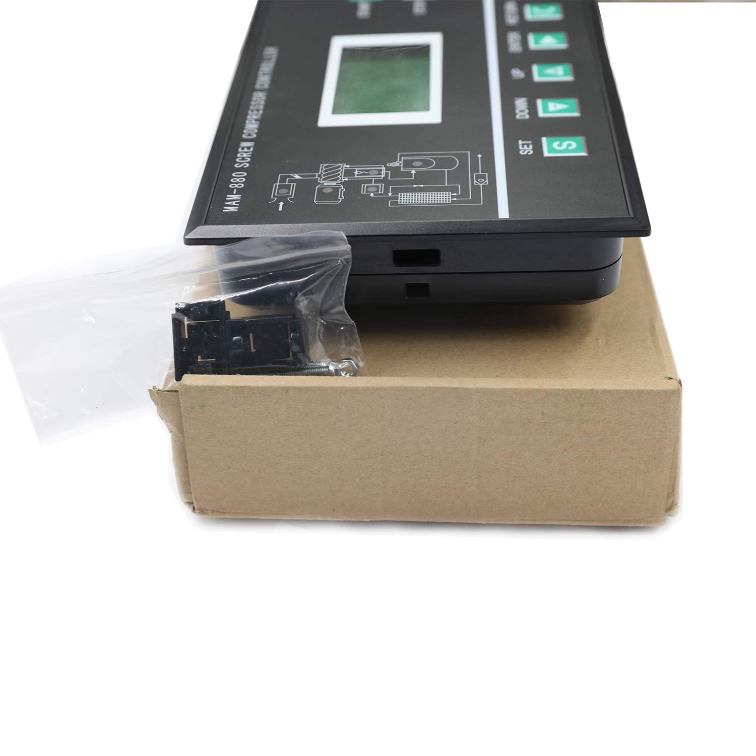 MAM 880 PLC Controller Panel VSD-200A for Screw Air Compressor Parts | Industrial Air Compressor Control System | Workshop & Factory Automation Solution