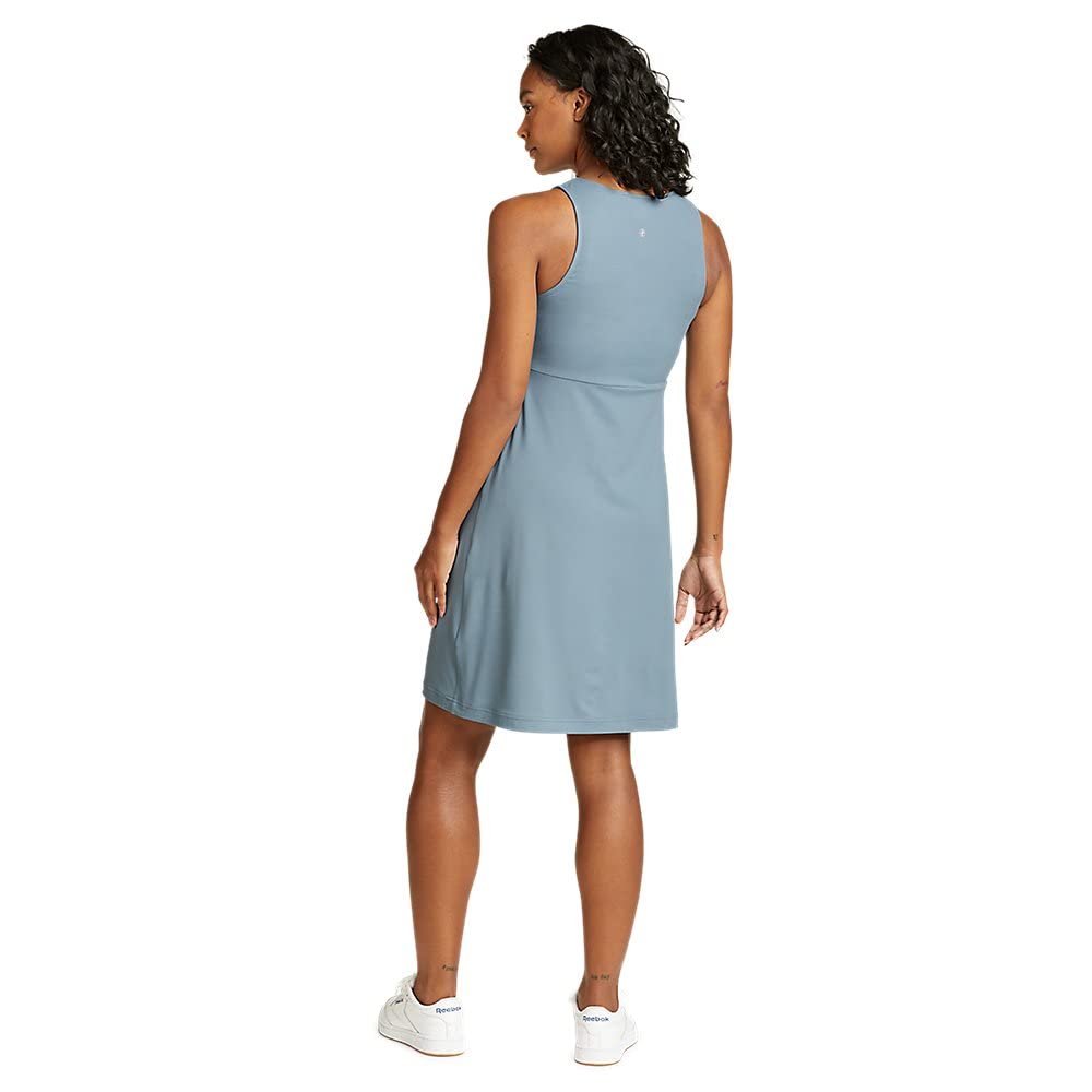 Eddie Bauer Women's Aster Sleeveless Empire-Waist Summer Dress - Lightweight Flowy Casual Sundress for Beach, Vacation & Outdoor Activities