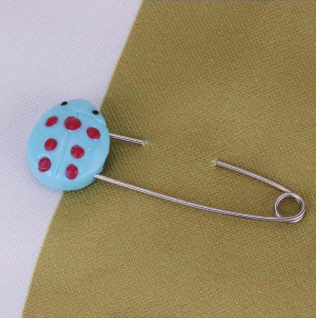 Zonfer 4-Pack Plastic Baby Safety Pins for Diapers, Clothes & Headbands - Secure Locking Clips for Infant Care, Baby Shower Decor & Nursery Essentials (Great for Newborns, Toddlers & Childcare)