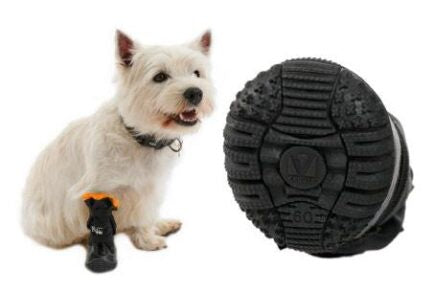Buster Bootie Hard Sole Small Dog Shoes - Non-Slip Pet Boots for Indoor & Outdoor Use, Perfect for Walking, Hiking, and Winter Protection