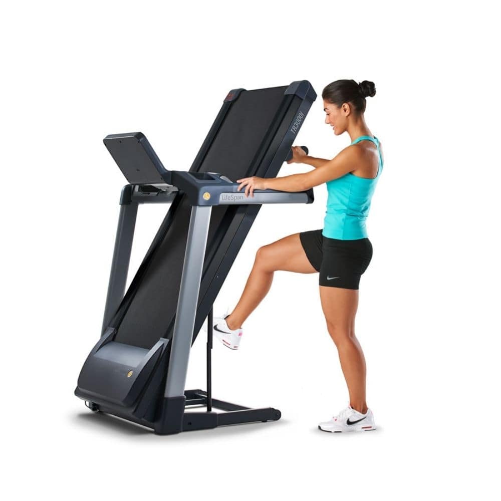 LifeSpan Fitness TR3000i Folding Treadmill - Compact Home Gym Equipment for Running & Walking | Perfect for Small Spaces & Home Workouts