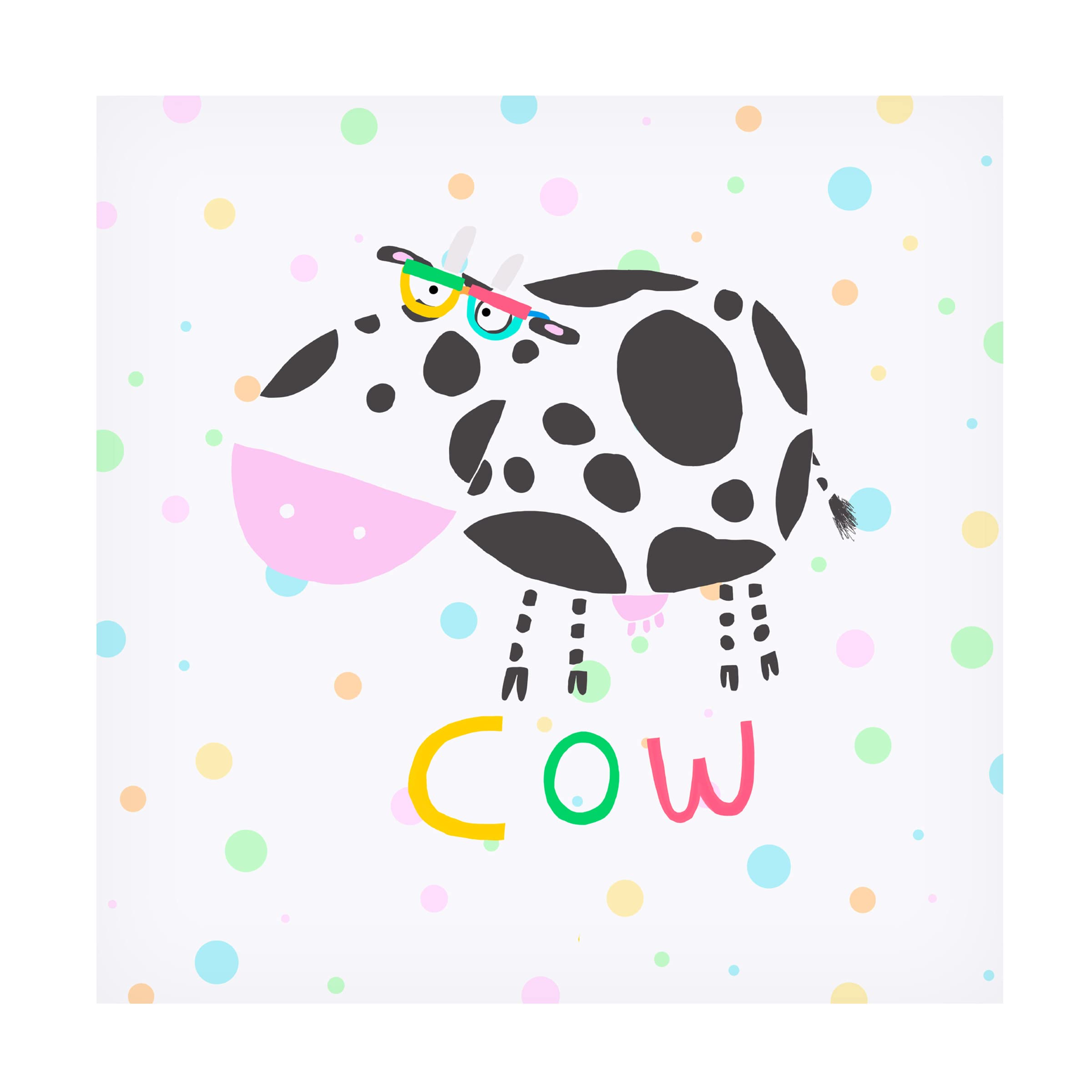 Trademark Fine Art 'Animal Spots VII' by Carla Daly - Stunning Canvas Wall Art for Living Room, Bedroom & Office Decor