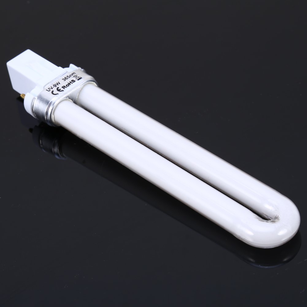 9W UV Nail Lamp Replacement Bulbs for Gel Polish Curing - Professional Salon & Home Nail Art Supplies (Perfect for Manicures, Pedicures & DIY Nail Extensions)