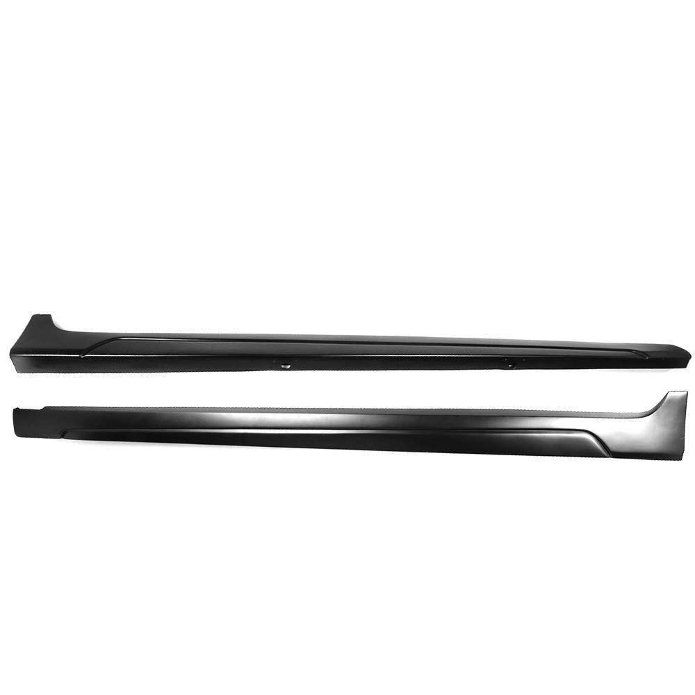 IKON Style PP Matte Black Side Skirts for 2018-2024 Toyota Camry - Durable Side Extensions & Line Protector by IKON MOTORSPORTS | Perfect for Car Customization & Body Protection