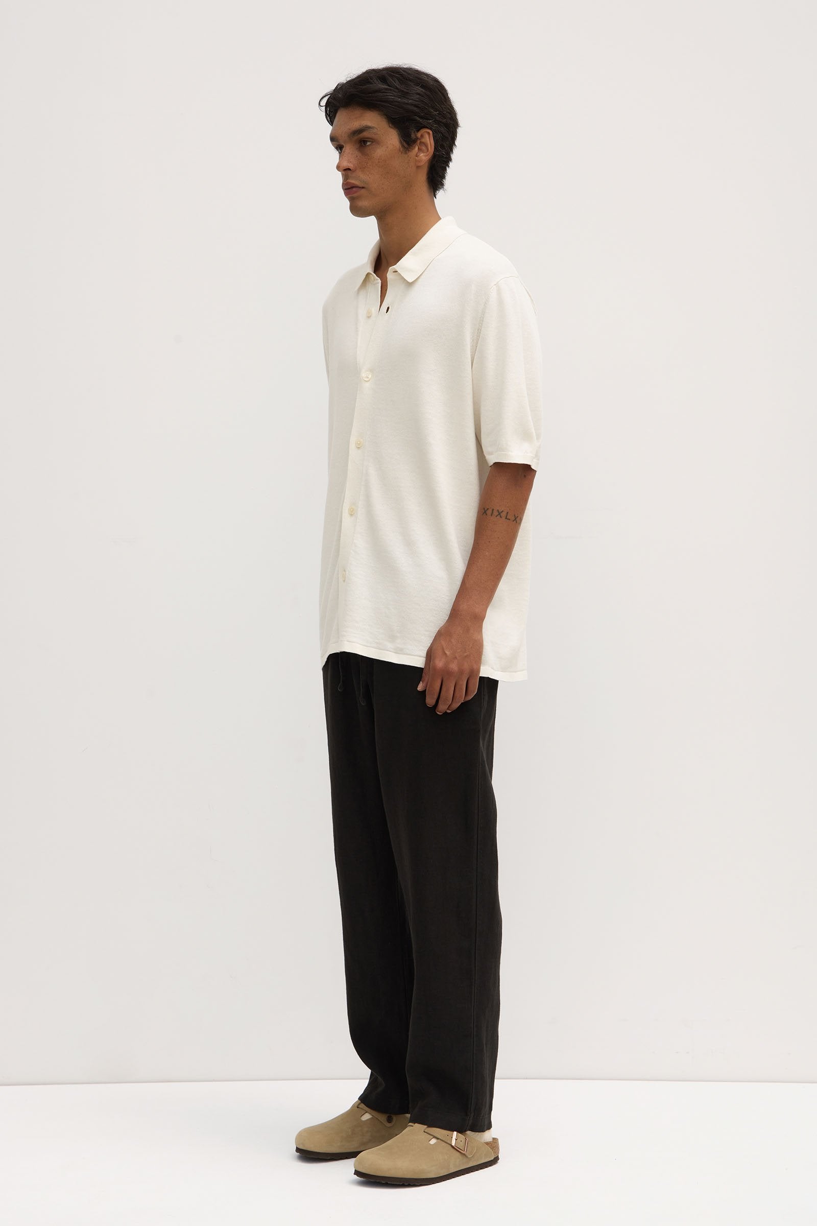 Kyle Knit Short Sleeve Shirt for Men - Comfortable Casual Summer Tops - Perfect for Outdoor Activities, Beach Wear & Daily Fashion