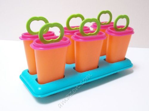 Tupperware Ice Tups Popsicle Maker Set - BPA-Free Freezer Tray for Homemade Fruit Pops - Perfect for Summer Treats, Kids Snacks & Healthy Desserts