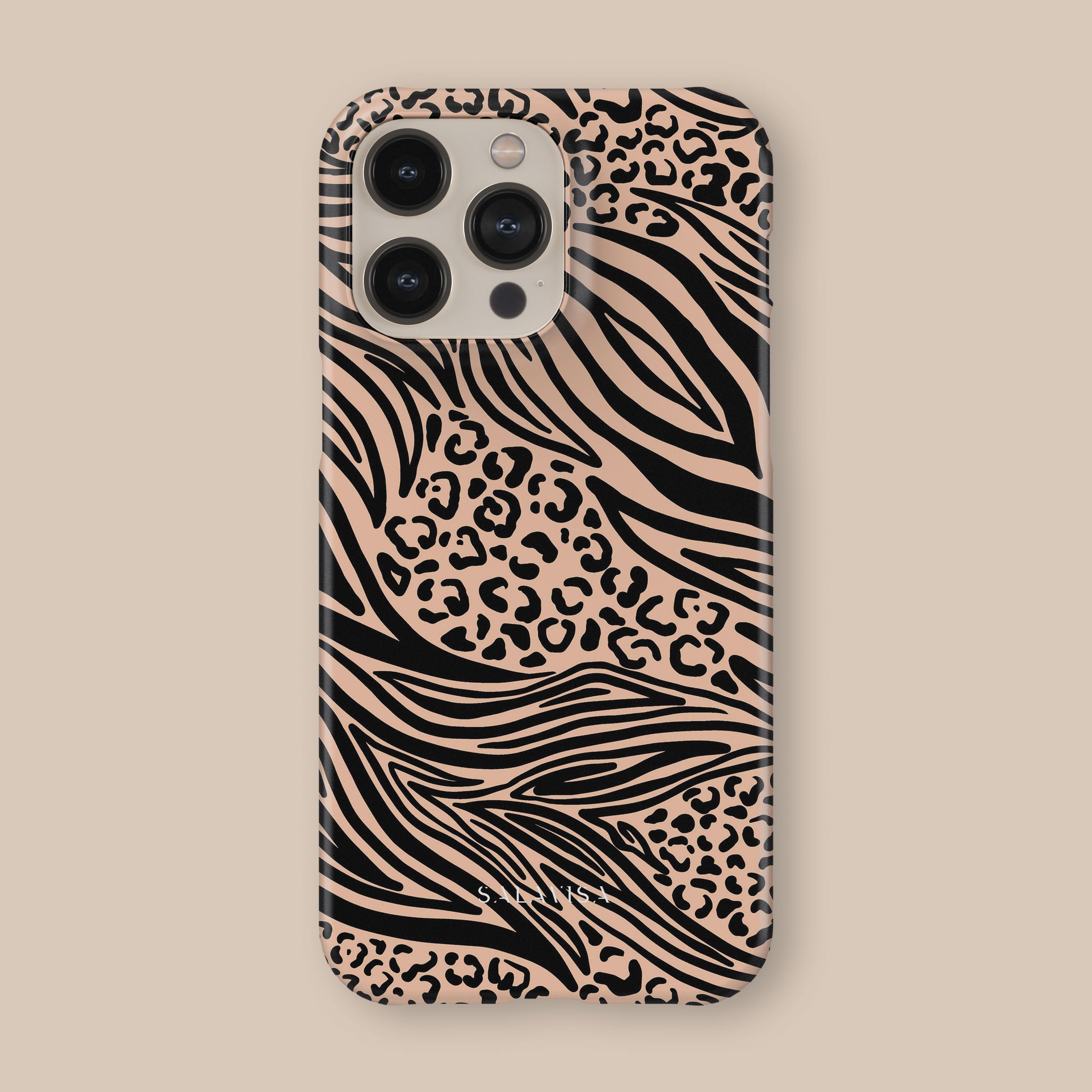 Stylish Light Zebra Print Phone Case - Durable Protective Cover for iPhone & Samsung - Perfect for Everyday Use, Travel & Fashion Accessories