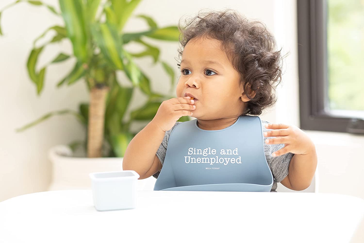 Bella Tunno Wonder Bib – Waterproof Silicone Baby Bib for Boys & Girls, Non-Toxic BPA-Free Toddler Feeding Bib – Perfect for Mealtime, Travel & Messy Play