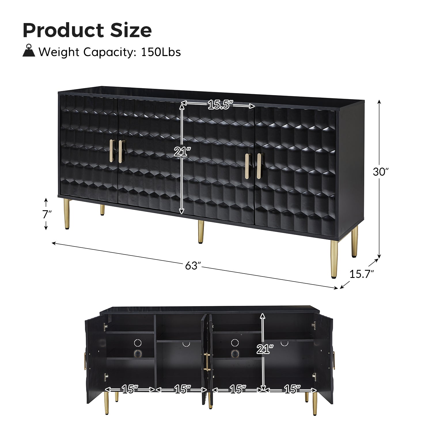 Modern Hexagonal Door Bruno 63