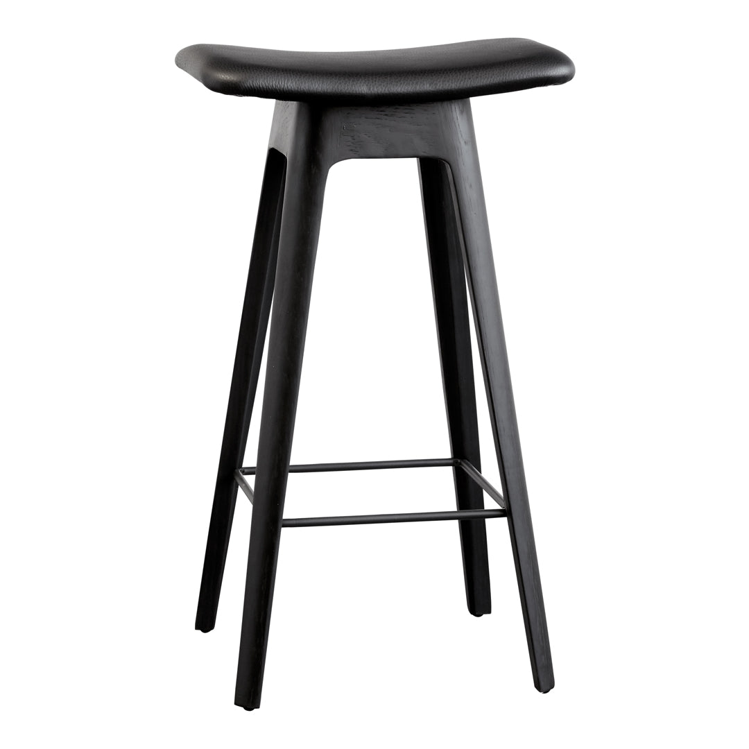 HC1 Counter Stool - Upholstered Bar Stool with Comfortable Seat, Adjustable Height for Kitchen Island, Breakfast Bar & Home Decor - Modern Dining Furniture