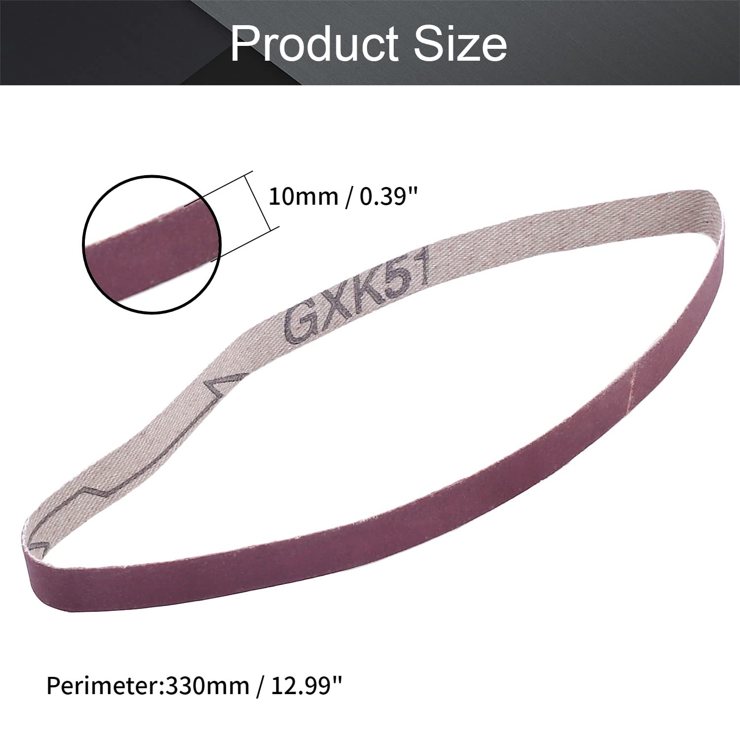 Utoolmart 1000 Grit Sanding Belt - 0.4
