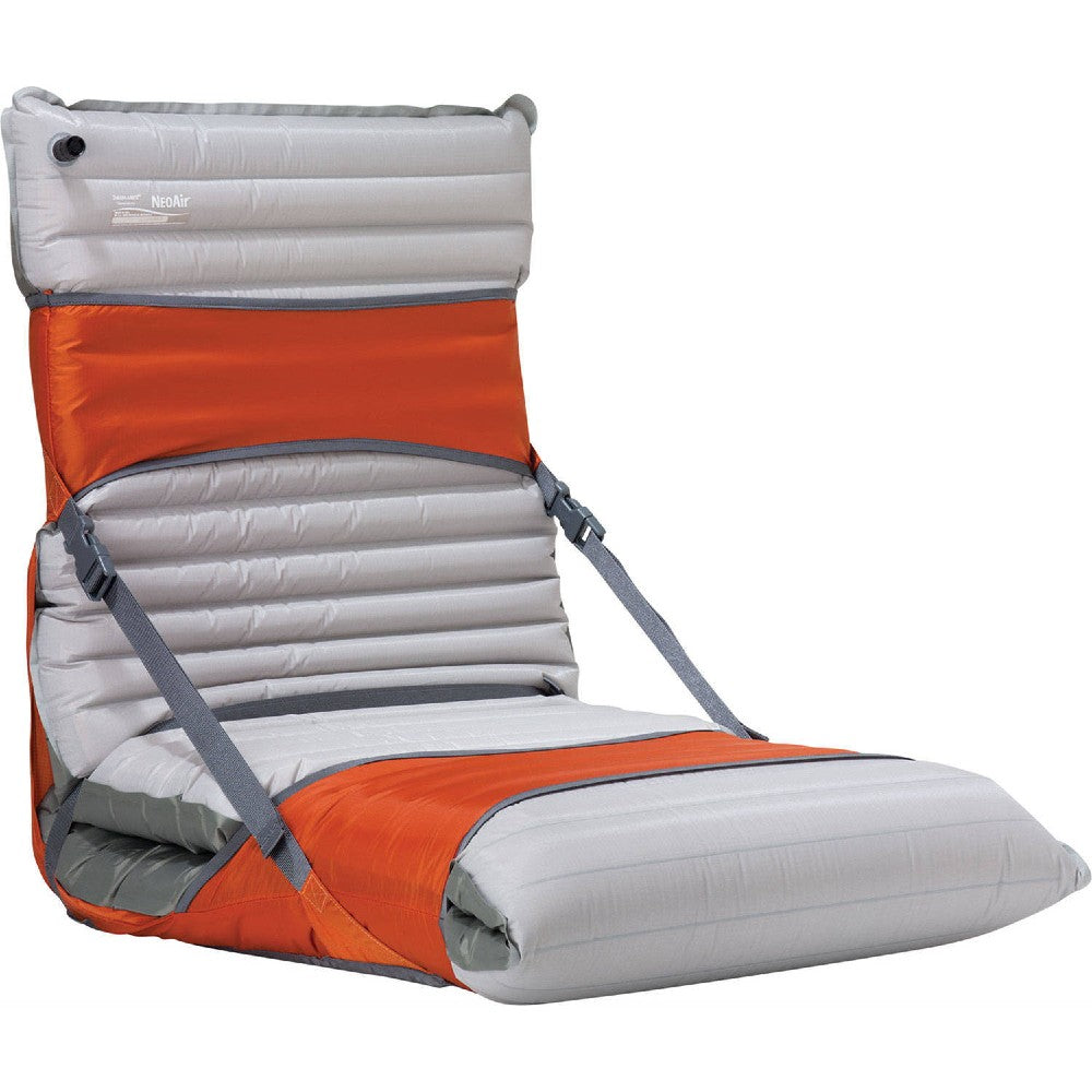 Therm-a-Rest Trekker Chair - Lightweight & Compact Camping Chair for Hiking, Backpacking & Outdoor Adventures (20in, Tomato Red) - Perfect for Camping, Picnics & Beach Trips