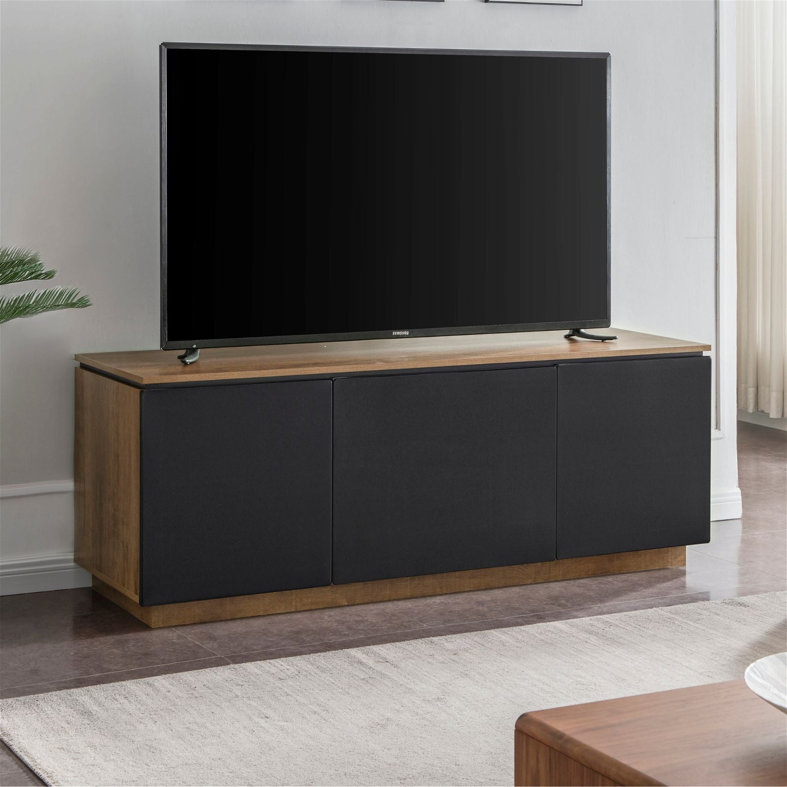 Tauris Hollywood 1800DO TV Stand Entertainment Center - Modern Media Console for Living Room, Home Theater & Gaming Setup