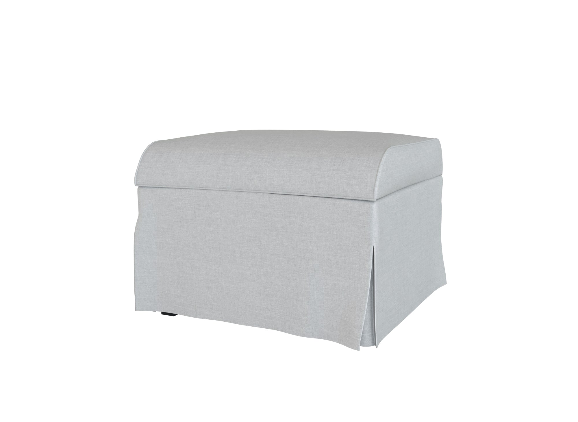 Sandby Ottoman Cover - Stretchable Footstool Slipcover, Fits Most Ottomans, Soft & Durable Fabric - Perfect for Living Room, Bedroom, or Office Decor