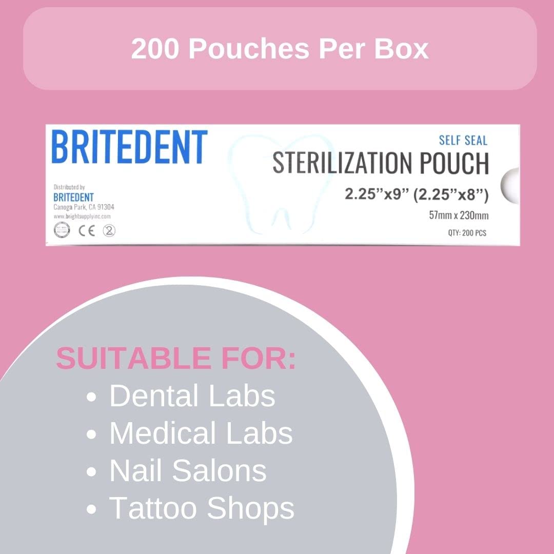 Self Sealing Sterilization Pouches 2.25