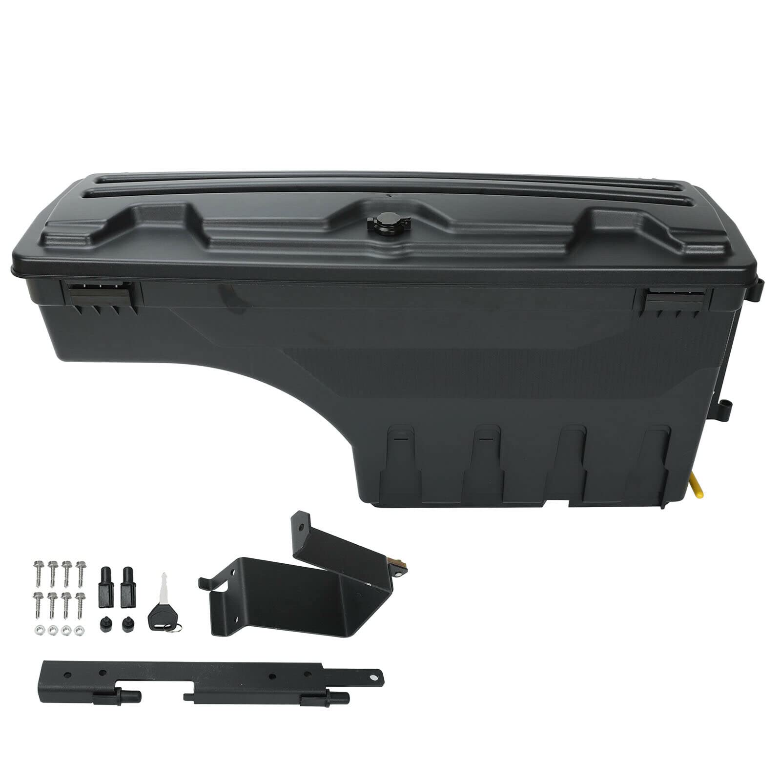 Lockable Wheel Well Tool Box for 2019-2021 Chevy/GMC Silverado/Sierra 1500 (Right Side) - Heavy Duty Truck Bed Storage Case SC104P | Perfect for Tools, Equipment & Off-Road Gear Organization