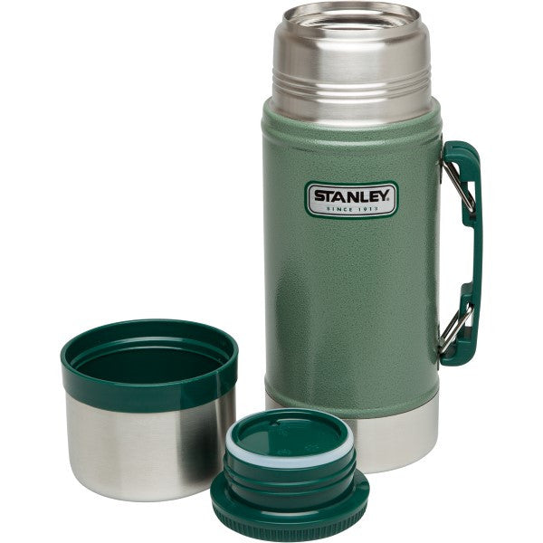 Stanley Classic Vacuum Insulated Food Jar 0.7L (24oz) - Stainless Steel Thermos for Hot & Cold Beverages, Soup, Coffee - Perfect for Camping, Hiking, Work & Outdoor Adventures