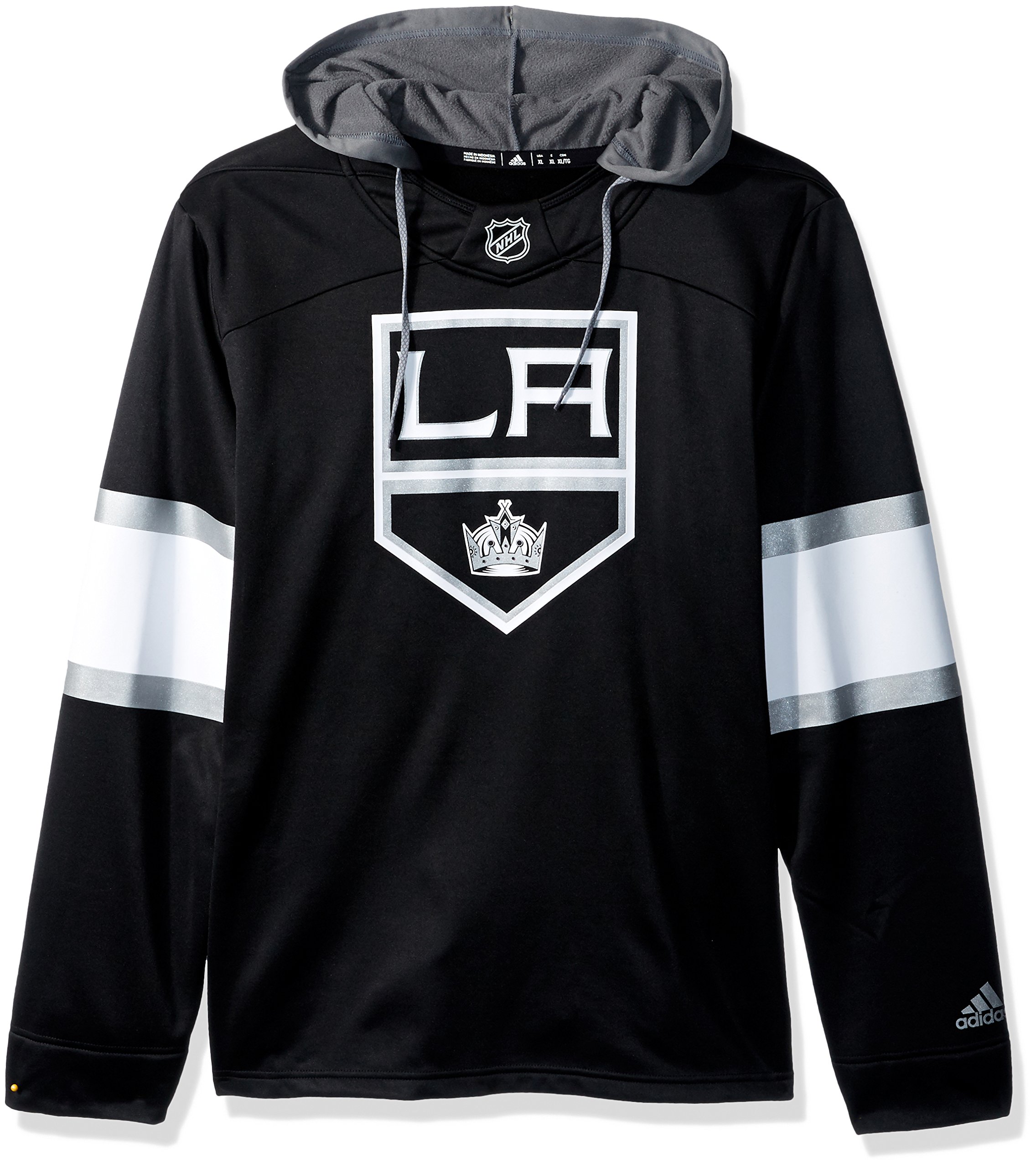 adidas Men's Silver Jersey Hood - Lightweight & Breathable Pullover Hoodie for Running, Gym & Casual Wear