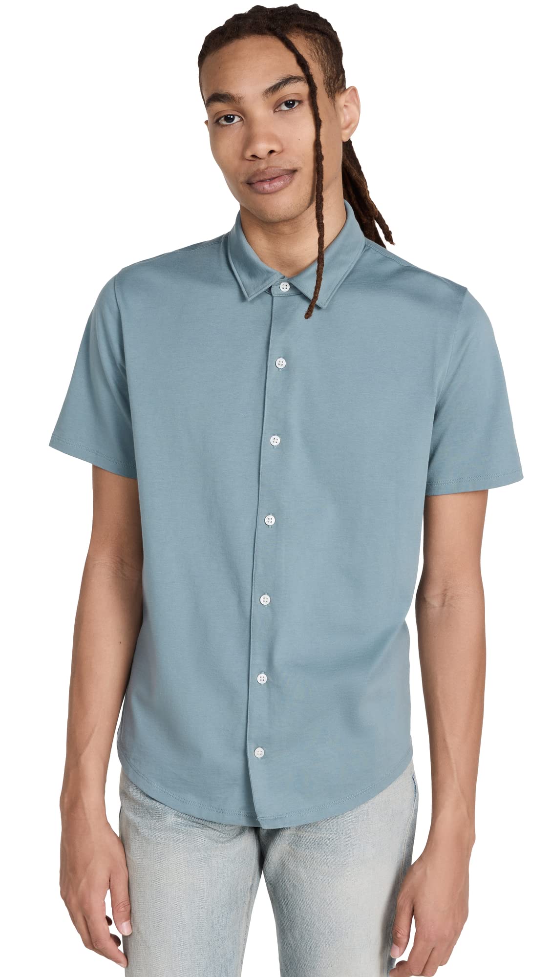Vince Men's Classic Button Down Shirt - Slim Fit Casual Dress Shirt for Business & Office | Perfect for Work, Date Night & Formal Events