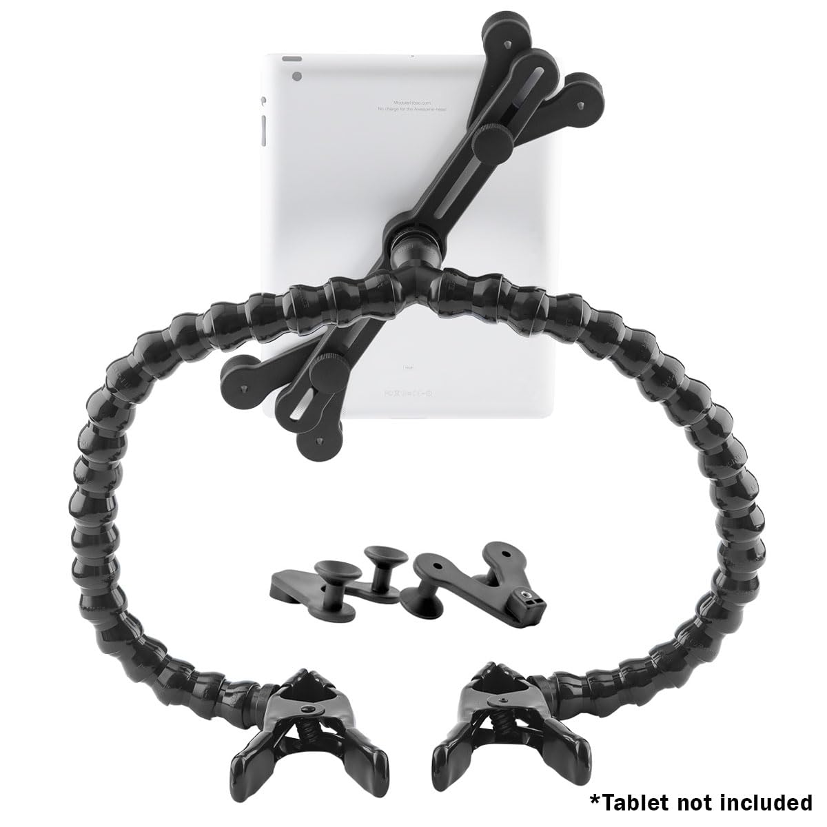 MOGO ModularHose Tablet Holder with Heavy Duty Spring Clamp (2