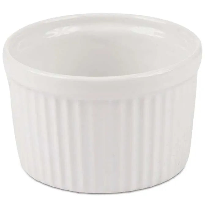 Revol Individual Porcelain Souffle Dish - Perfect for Baking, Serving & Entertaining - Elegant Ramekin for Desserts, Side Dishes & Appetizers