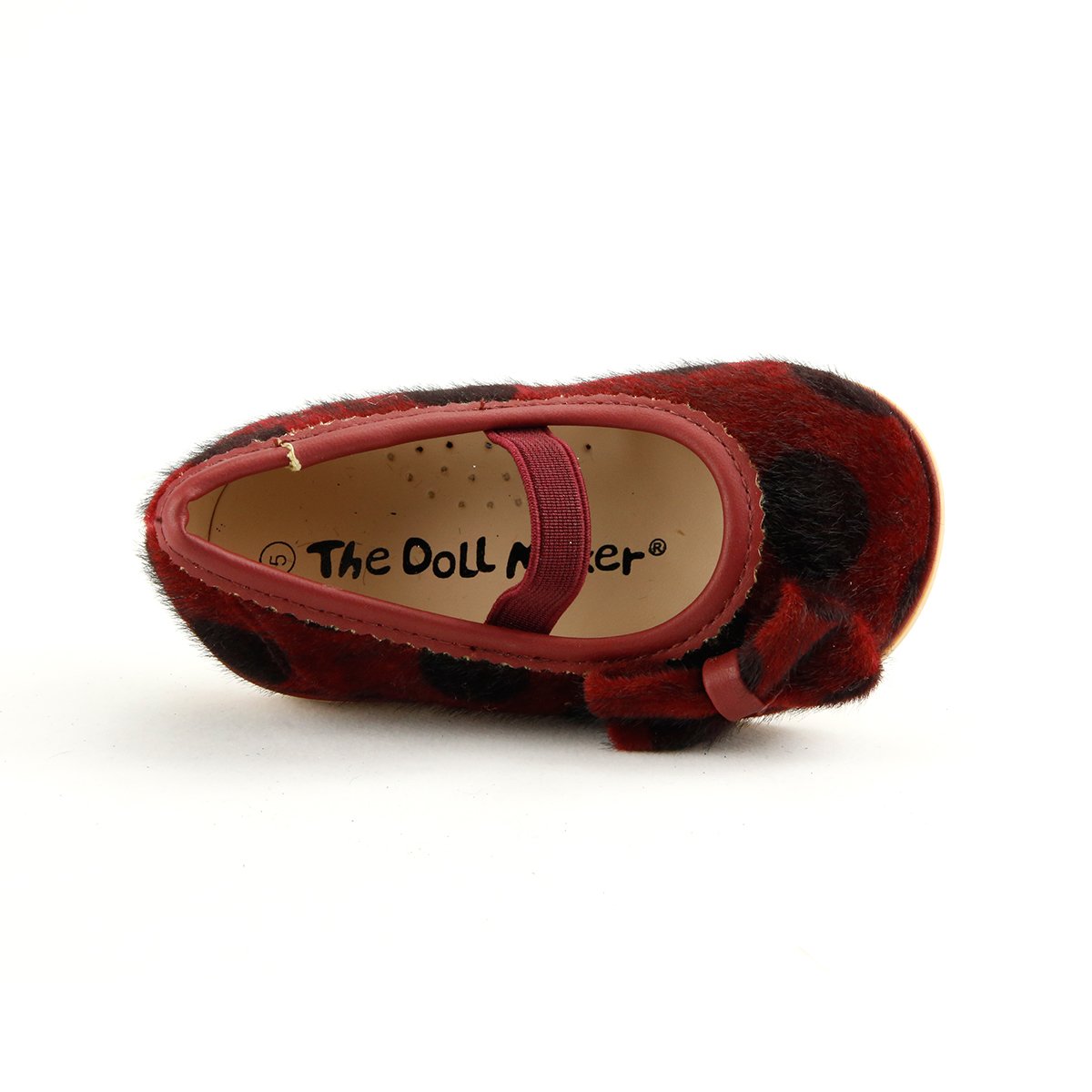 Polka Dot Mary Jane Flat Shoes for Girls - The Doll Maker Furskin Collection | Cute & Comfortable School Shoes, Party Footwear, and Everyday Wear