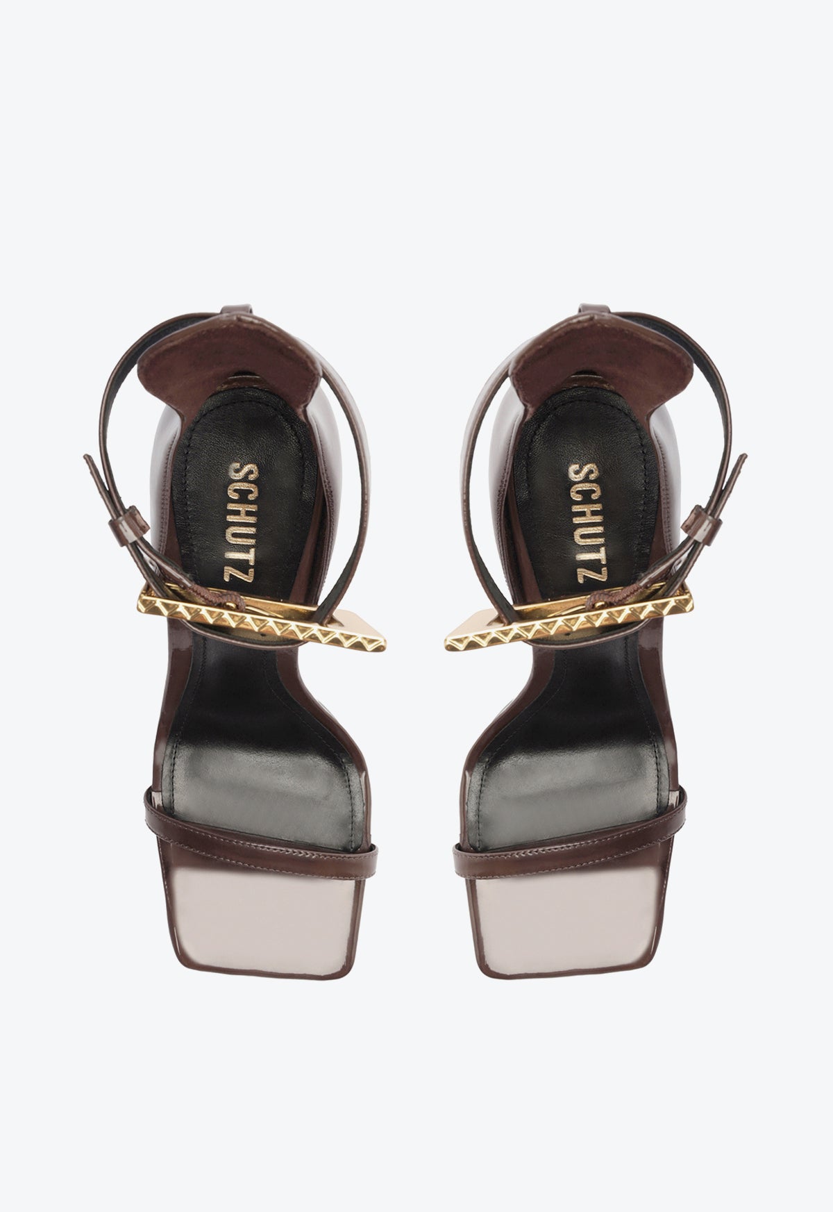 Ciara Women's Patent Leather Sandals - Comfortable Strappy Heeled Sandals for Summer, Weddings & Parties | Fashionable Dress Shoes for Women