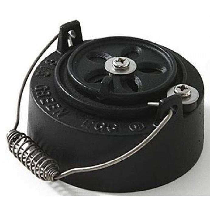 Big Green Egg Replacement Dual Function Metal Top for Mini Egg 103017 - Durable Grill Accessory for Outdoor Cooking & Smoking | Perfect for BBQs, Camping & Backyard Parties